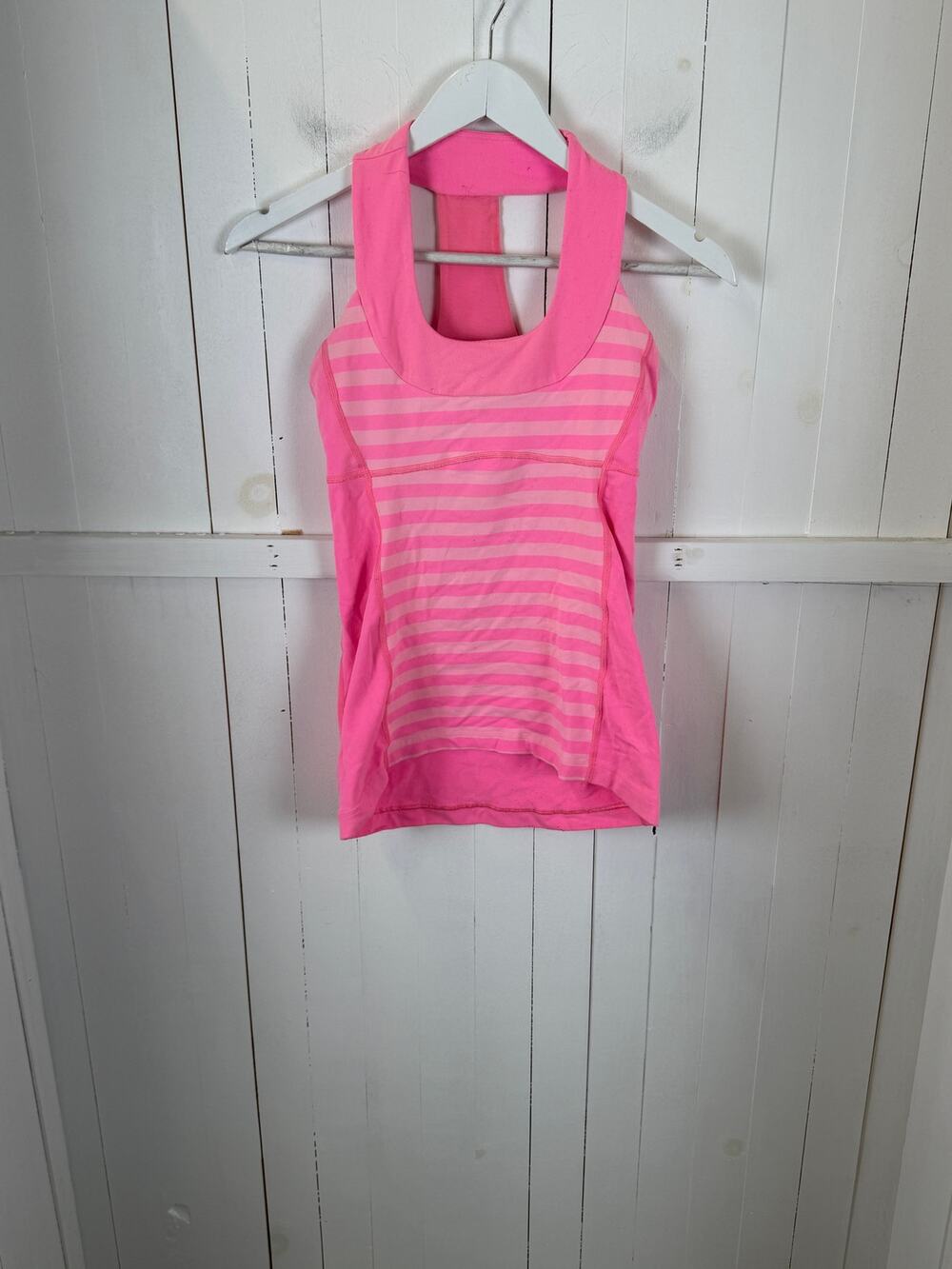 Lululemon Pink Nylon Tank Top Size 6 Women's Activewear